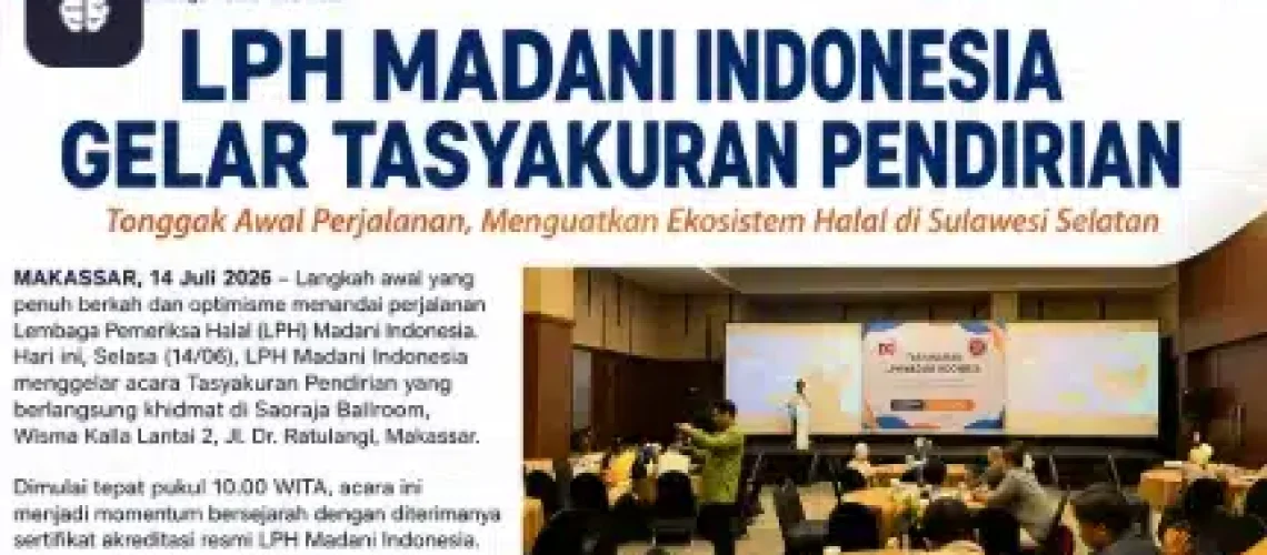 tasyakuran lph madani indonesia
